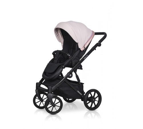 Коляска 2 в 1 Riko Basic Delta Ecco, 14 - Rose (Светло-розовый)