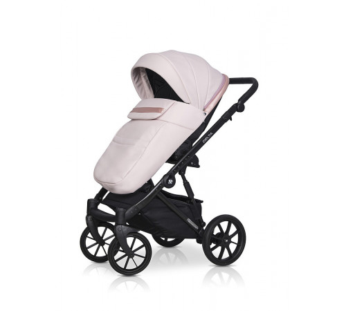Коляска 2 в 1 Riko Basic Delta Ecco, 14 - Rose (Светло-розовый)