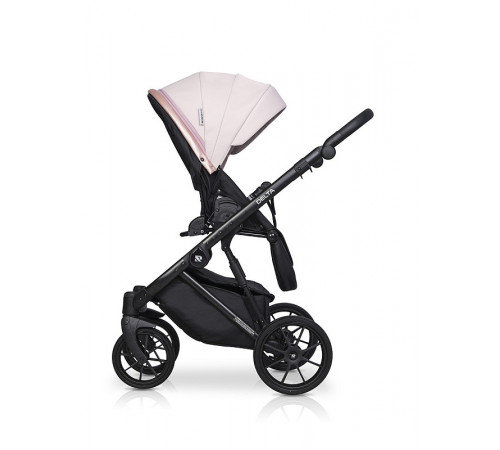Коляска 2 в 1 Riko Basic Delta Ecco, 14 - Rose (Светло-розовый)