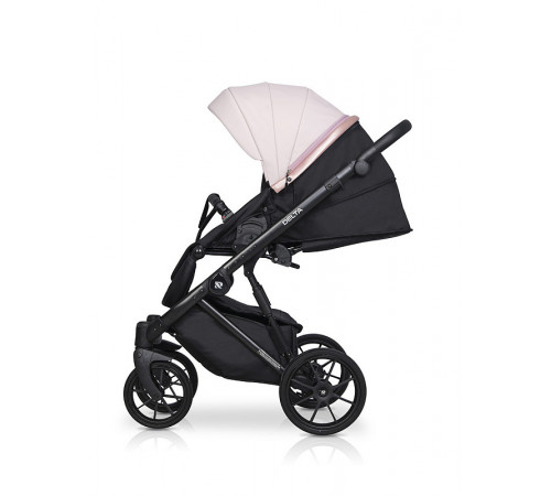 Коляска 2 в 1 Riko Basic Delta Ecco, 14 - Rose (Светло-розовый)