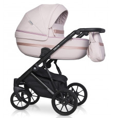 Коляска 2 в 1 Riko Basic Delta Ecco, 14 - Rose (Светло-розовый)