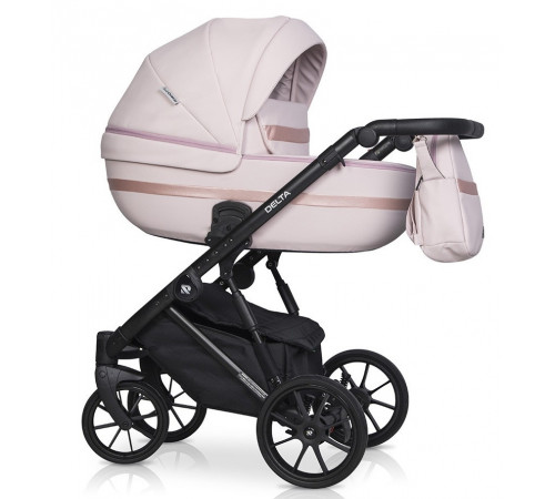 Коляска 2 в 1 Riko Basic Delta Ecco, 14 - Rose (Светло-розовый)