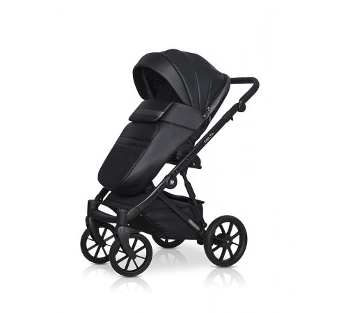 Коляска 2 в 1 Riko Basic Delta Ecco, 15 - Black (Черный)