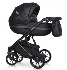 Коляска 2 в 1 Riko Basic Delta Ecco, 15 - Black (Черный)