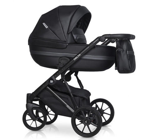 Коляска 2 в 1 Riko Basic Delta Ecco, 15 - Black (Черный)