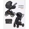 Коляска 2 в 1 Riko Basic Montana Premium Copper, 12 - Black Коляска 2 в 1 Riko Basic Montana Premium Copper, 12 - Black