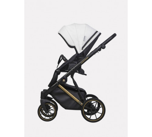 Коляска 2 в 1 Riko Basic Montana Premium Gold, 01 - White 