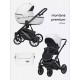 Коляска 2 в 1 Riko Basic Montana Premium Silver, 21 - White 