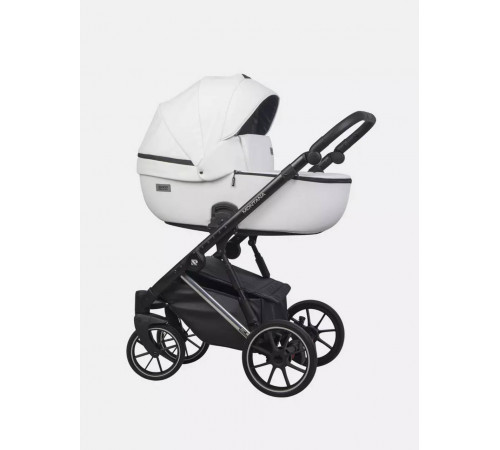 Коляска 2 в 1 Riko Basic Montana Premium Silver, 21 - White 