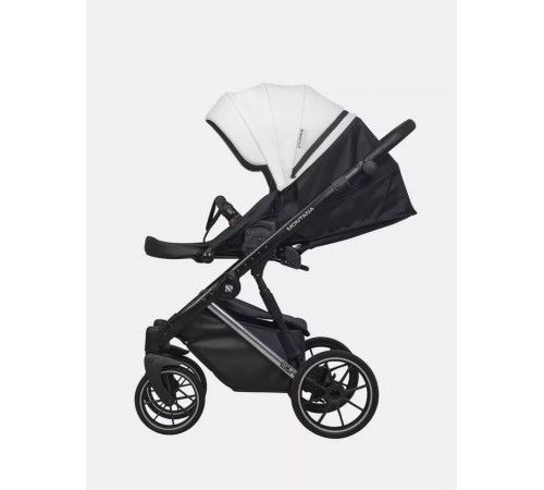 Коляска 2 в 1 Riko Basic Montana Premium Silver, 21 - White 
