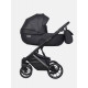 Коляска 2 в 1 Riko Basic Montana Premium Silver, 22 - Black