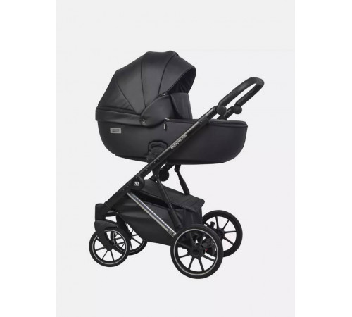 Коляска 2 в 1 Riko Basic Montana Premium Silver, 22 - Black