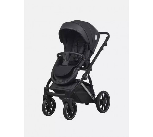 Коляска 2 в 1 Riko Basic Montana Premium Silver, 22 - Black
