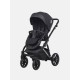 Коляска 2 в 1 Riko Basic Montana Premium Silver, 22 - Black