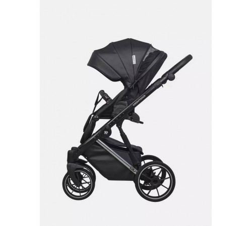 Коляска 2 в 1 Riko Basic Montana Premium Silver, 22 - Black