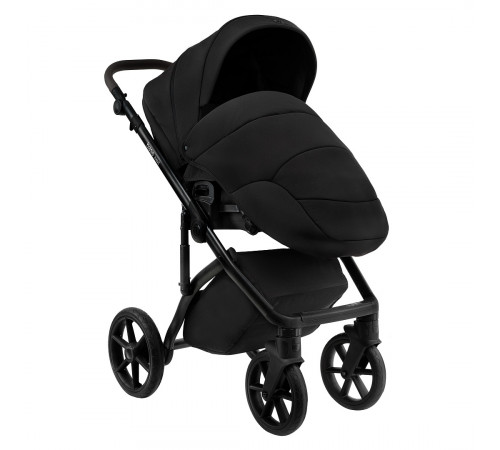Коляска 2 в 1 Roan Bass Next 2.0, Caviar Black