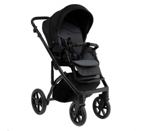 Коляска 2 в 1 Roan Bass Next 2.0, Caviar Black