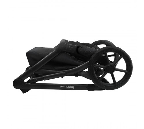 Коляска 2 в 1 Roan Bass Next 2.0, Caviar Black