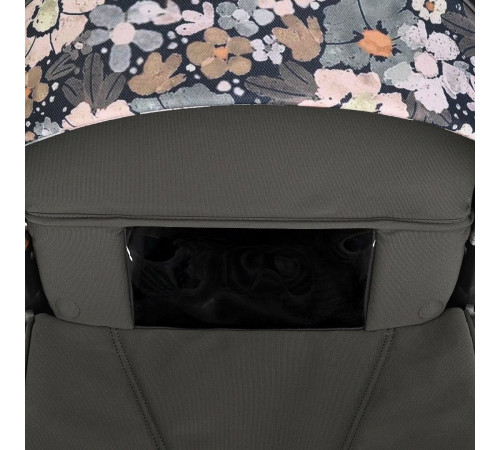 Коляска 2 в 1 Roan Sol Flowers, Forest Clearing шасси Black