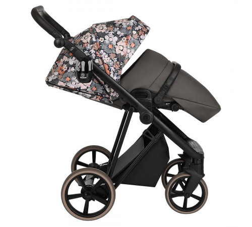 Коляска 2 в 1 Roan Sol Flowers, Forest Clearing шасси Black