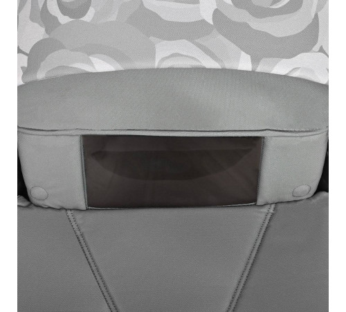 Коляска 2 в 1 Roan Sol Flowers, Gray шасси Black