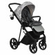 Коляска 2 в 1 Roan Sol Flowers, Gray шасси Black