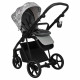 Коляска 2 в 1 Roan Sol Flowers, Gray шасси Black
