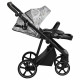 Коляска 2 в 1 Roan Sol Flowers, Gray шасси Black