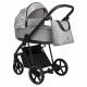 Коляска 2 в 1 Roan Sol Flowers, Gray шасси Black