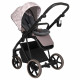 Коляска 2 в 1 Roan Sol Flowers, Powder шасси Rose Gold