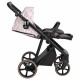 Коляска 2 в 1 Roan Sol Flowers, Powder шасси Rose Gold