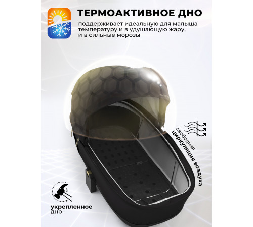 Коляска 2 в 1 Sweet Baby Stella Plus Therma Black