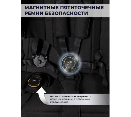 Коляска 2 в 1 Sweet Baby Stella Plus Therma Black