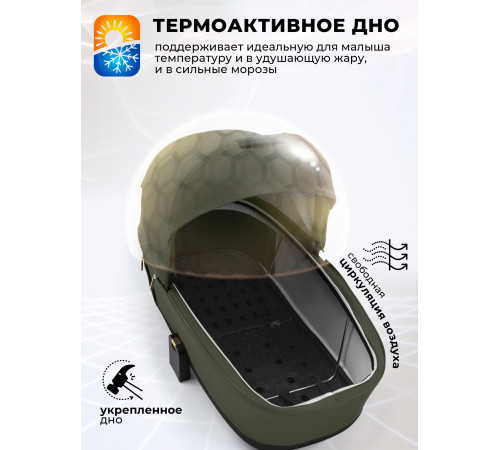 Коляска 2 в 1 Sweet Baby Stella Plus Therma Green