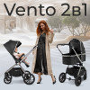 Коляска 2 в 1 Sweet Baby Vento, Silver Black Коляска 2 в 1 Sweet Baby Vento, Silver Black