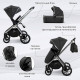 Коляска 2 в 1 Sweet Baby Vento, Silver Black