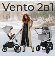Коляска 2 в 1 Sweet Baby Vento, Silver Grey