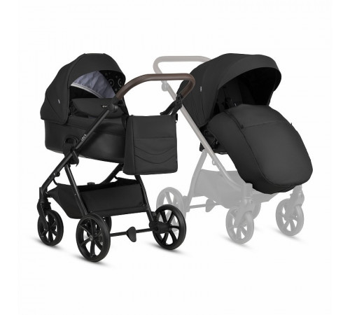Коляска 2 в 1 Tutis Leo 3 Plus, Black
