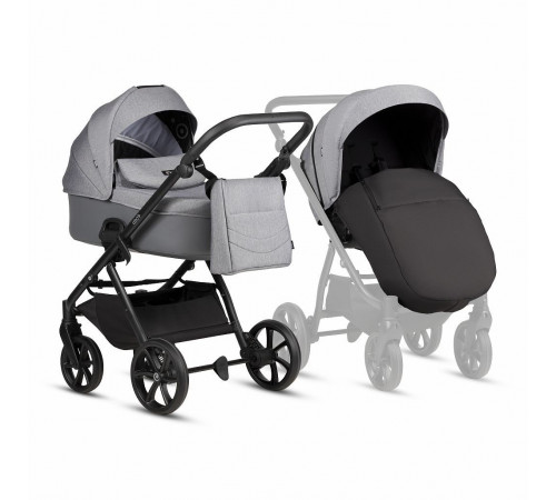 Коляска 3 в 1 Tutis Leo 3 Plus Stone Grey (Серый)