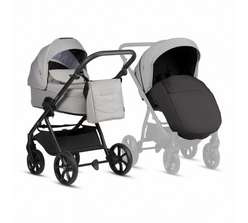 Коляска 2 в 1 Tutis Leo 3 Plus, Warm Grey