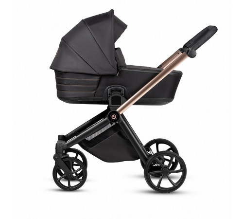 Коляска 3 в 1 Tutis Mio 3 Plus New Black Edition Rose Gold (Розовое золото)