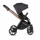 Коляска 3 в 1 Tutis Mio 3 Plus New Black Edition Rose Gold (Розовое золото)