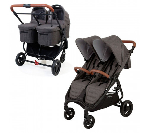 Коляска для двойни 2 в 1 Valco Baby Snap Duo Trend, Charcoal