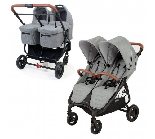 Коляска для двойни 2 в 1 Valco Baby Snap Duo Trend, Grey Marle