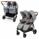 Коляска для двойни 2 в 1 Valco Baby Snap Duo Trend, Grey Marle