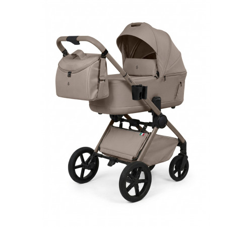 Детская коляска 2 в 1 Sweet Baby SBL Alba 2.0, Beige (Бежевый)