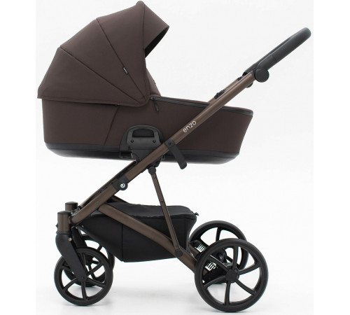 Коляска 3 в 1 Tutis Enzo с автокреслом Elo Lux EduSky, Chocolate