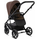 Коляска 3 в 1 Tutis Enzo с автокреслом Elo Lux EduSky, Chocolate