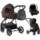 Коляска 3 в 1 Tutis Enzo с автокреслом Elo Lux EduSky, Chocolate