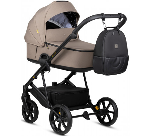 Коляска 3 в 1 Tutis Enzo с автокреслом Elo Lux EduSky, Dune